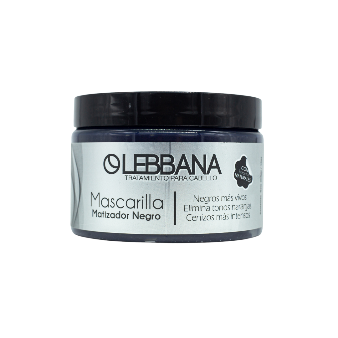 MASCARILLA MATIZADOR LEBBANA NEGRO Kisha Beauty Supply México